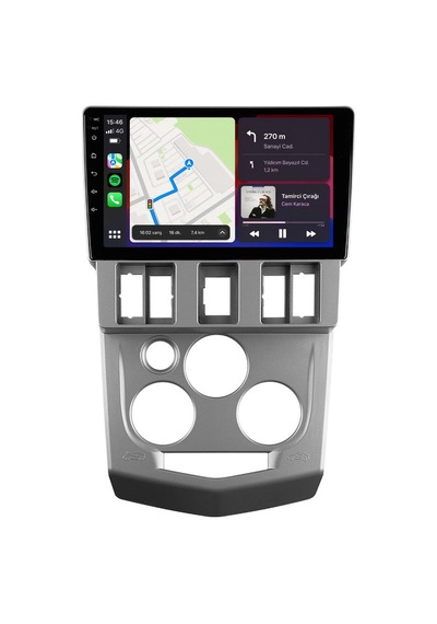 Dacia Logan Pickup 2009-2012 Android Multimedya Carplay Android Auto Navigasyon 8gb Ram 128gb 9"