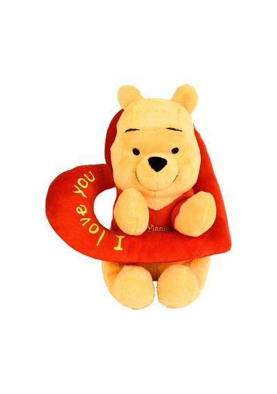 Orjinal Lisanslı Winnie The Pooh Kalpli Ayı Peluş