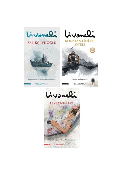 Balıkçı Ve Oğlu - Konstantiniyye Oteli - Leyla'nın Evi 3 Kitap Set