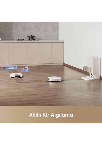 Dreame X40 Ultra Robot Süpürge Beyaz