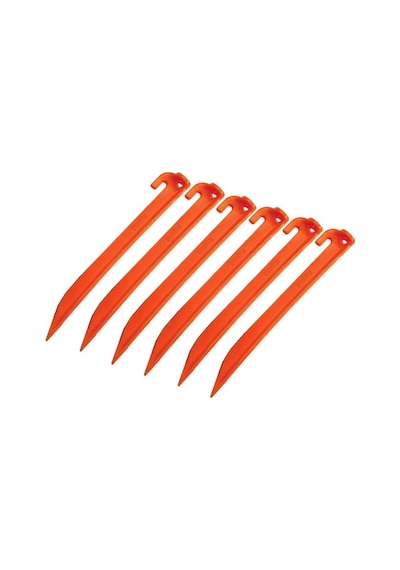 Abs Çadır Kazığı -23cm 6 Adet Turuncu