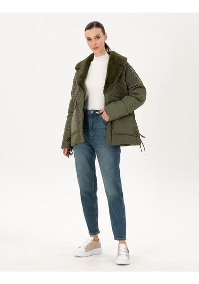 Pierre Cardin Kadın Haki Mont 50290341-vr027 Haki
