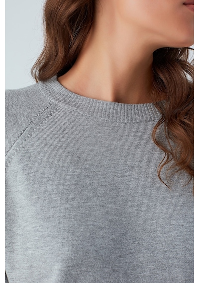 Peraluna Nell Pullover Yanları Yırtmaçlı 3/4 Kol İnce Kadın Triko Kazak Gri Melanj-gri Melanj Gri Melanj Peraluna Nell Pullover Yanları Yırtmaçlı 3/4 Kol İnce Kadın Triko Kazak Gri Melanj-gri Melanj Gri Melanj