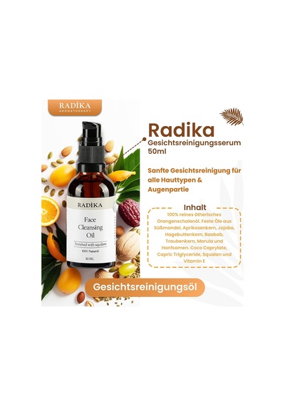 Radika Aromaterapi Doğal Makyaj Ve Yüz Temizleme Yağı - Bakım Etkili