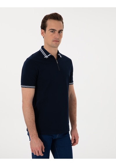 Pierre Cardin Erkek Lacivert Tişört 50302607-vr033 Lacivert