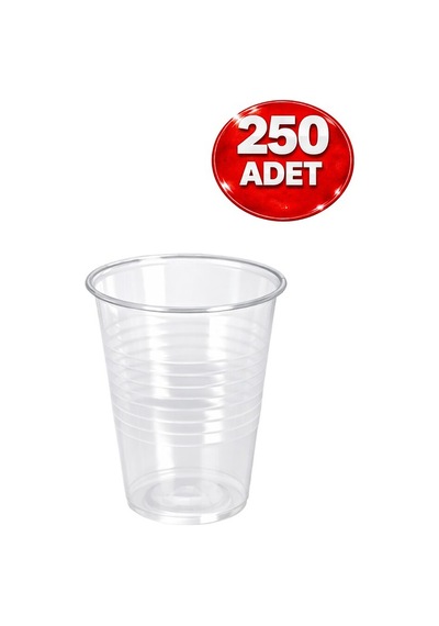 Bardak - Plastik Şeffaf 180ml 250li