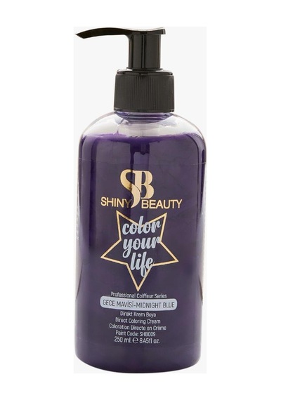 Shıny Beauty Gece Mavisi Geçici Krem Saç Boyası 250 Ml