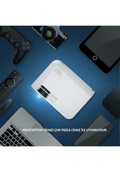 Hymark P62 1080P Mini Taşınabilir Projeksiyon Cihazı