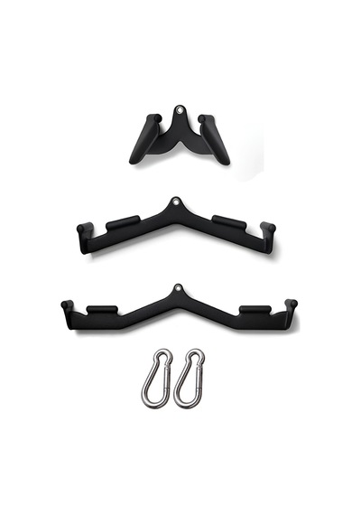 3 Lü Metal Mag Lat Pulldown Bar Aparat Seti - Sırt Çekiş Aparatı - Fitness Aparat Seti