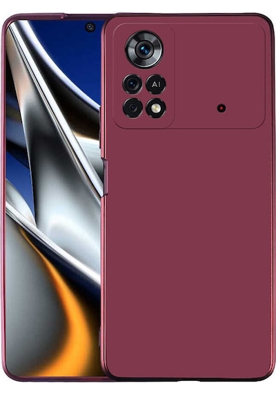 Lexroo Xiaomi Poco M4 Pro 4g Kılıf Premier Silikon Kılıf - Kırmızı