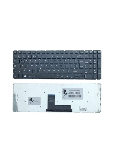 Toshiba Uyumlu Satellite L50-B-1W4, L50-B-116 Klavye (Siyah)
