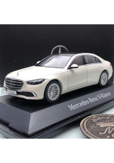 2020 Mercedes Benz S Class V223 Diamont White 1 43 Ölçek Herpa