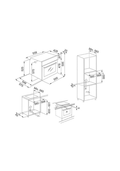 Franke FSL 86 H WH - FHNS 604 4G WH C - PJ 615 V WH A/600 Beyaz Ankastre Set