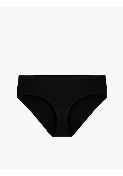 Koton Rahat Kalıp Lazer Kesim Brief Külot Siyah 6slk30132mk