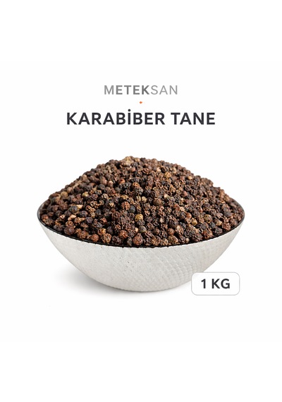 Meteksan Karabiber Tane 1 Kg Gıda Tipi İthal