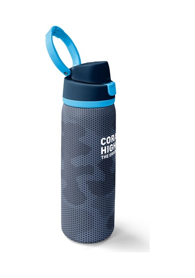 Coral High Lacivert Desenli Pipetli Ve Direkt İçim Çelik Termos 800 Ml 38580 Lacivert - Gri