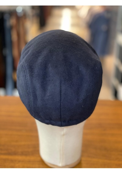 Hamze İngiliz London Model Kaşe Kumaş Kasket Şapka Lacivert