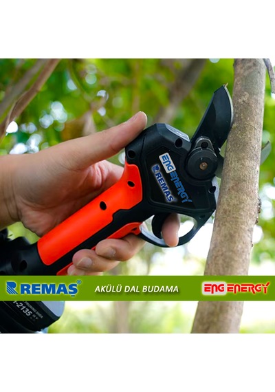 Energy FH-2135 Çift Akülü 16.8V 4AH Sensörlü Dal Budama Makası 35 MM