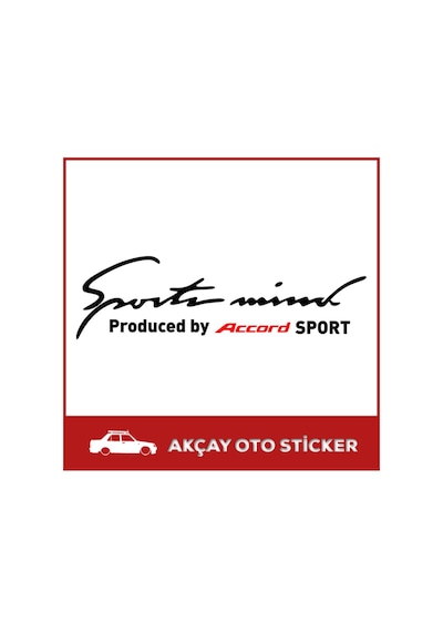 Sport Mind Accord Sticker Accord Kaput Sticker Oto Sticker