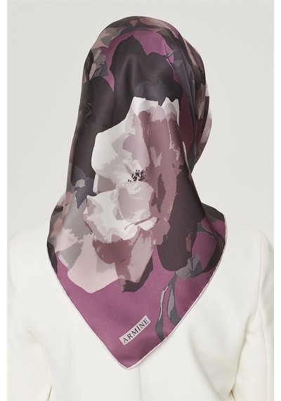 Armine Özel Nostalji Serisi Twill İpek Eşarp Modelleri 8534D-34