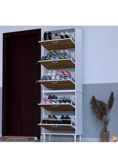 Eliusta Store Ayaklı Ceviz Ayakkabılık 52 Cm Kapı Önü/giyim Odası/antre Uyumlu Ayakkabılık 52x205x26 Cm Ceviz Eliusta Store Ayaklı Ceviz Ayakkabılık 52 Cm Kapı Önü/giyim Odası/antre Uyumlu Ayakkabılık 52x205x26 Cm Ceviz