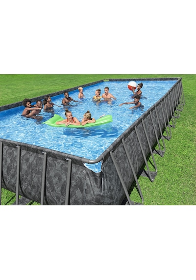 Bestway Apx 365 561kj Dikdörtgen Prefabrik Havuz Seti 9,56 M X 4,88 M X 1,32 M