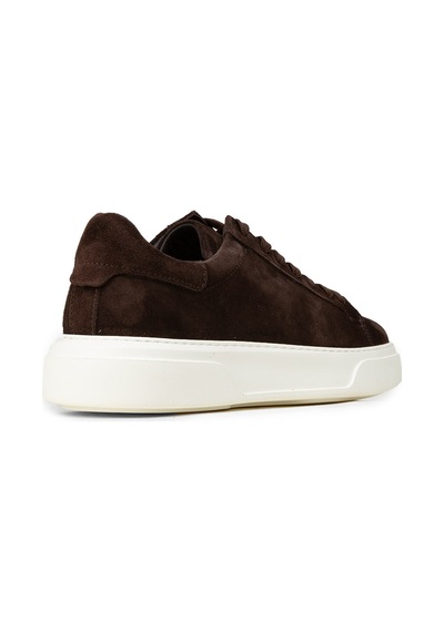 Deery Erkek Hakiki Süet Kahverengi Sneaker Ayakkabı - 04651mkhve02