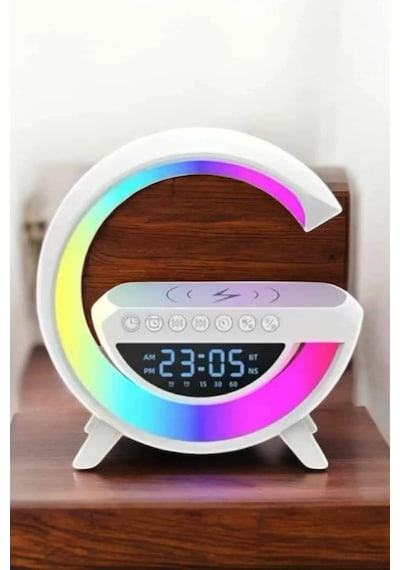 Bluetooth Hoparlör 15w Kablosuz Hızlı Şarj Led Gece Lambası Diğer 64839317