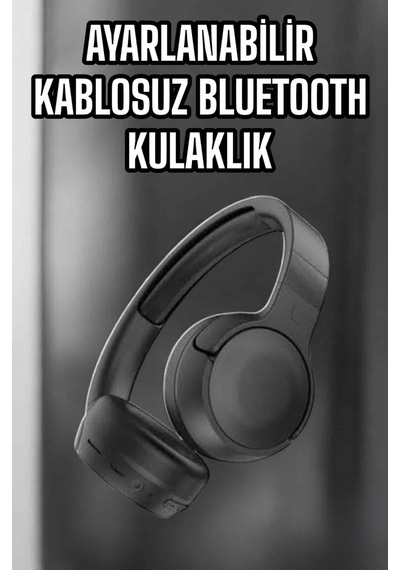 Kulak Üstü Kablosuz Bluetooth Kulaklık Gürültü Önleyici Uzun Şarj Süreli -