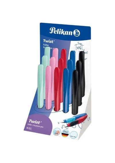 Pelikan Dolma Kalem Twist 15 Li Display P-605540 Çok Renkli