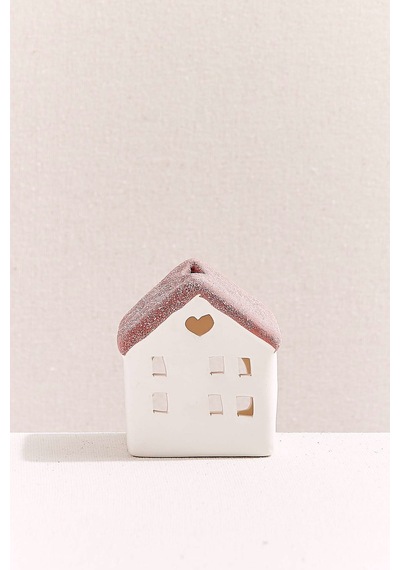 Pasabahce Pembe Home Seramik Tealight Mumluk S - 1 Adet