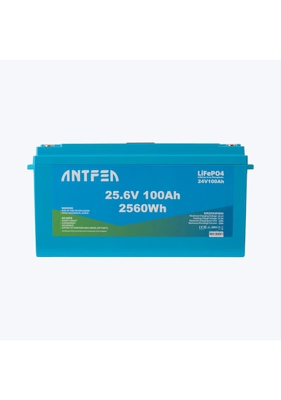 Antfea 25.6v 100ah Abs Lityum Akü Akıllı Ekran Bluetooth Lifepo4