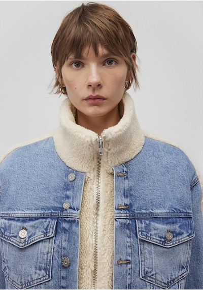 Mavi - Rubina 90lar Açık Mavi Suni Kürklü Jean Ceket 1110278-88589 Açık Mavi Mavi - Rubina 90lar Açık Mavi Suni Kürklü Jean Ceket 1110278-88589 Açık Mavi