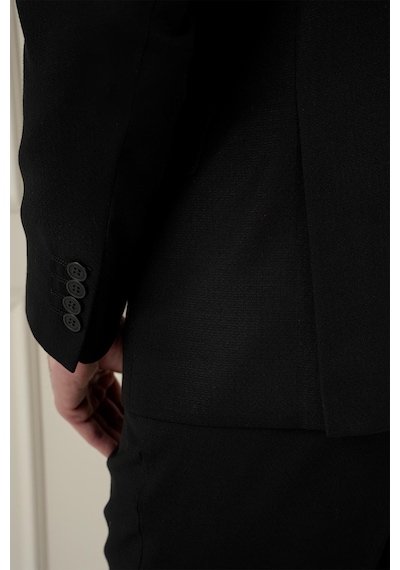 Efor Tk 907 Slim Fit Siyah Spor Takım Elbise Siyah