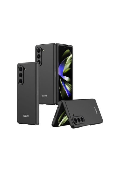 Samsung Galaxy Uyumlu Z Fold 5 Kılıf Sert Renkli Kıpta Kapak