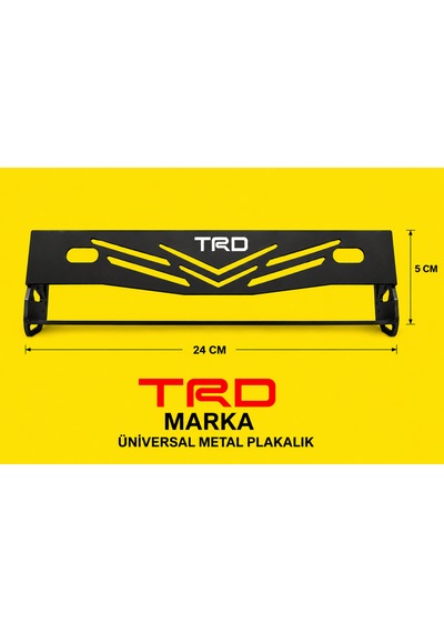Trd Marka Universal Metal Plakalık Siyah 0