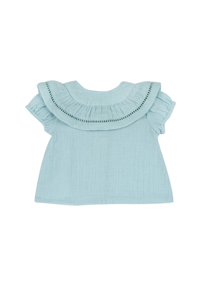 Chicco Kız Bebek Kısa Kollu Gömlek 09102067000000 000051 Yeşil