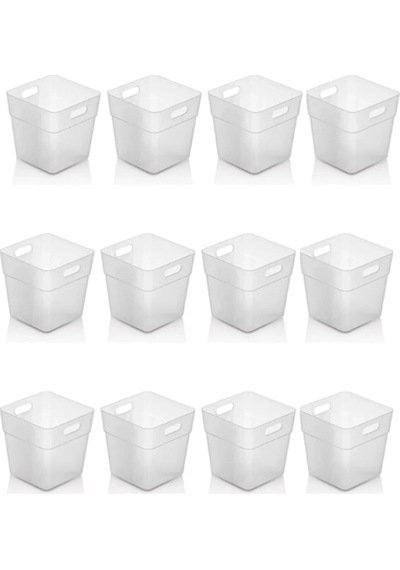 12 Li Buzdolabı İçi Mini Düzenleyici Kutu Organizer - Buzdolabı Kapak Düzenleyici Crchmgo Diğer