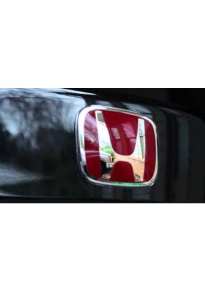 Honda Civic 2010-2011 Fd6 Kırmızı H Arka Bagaj Logosu