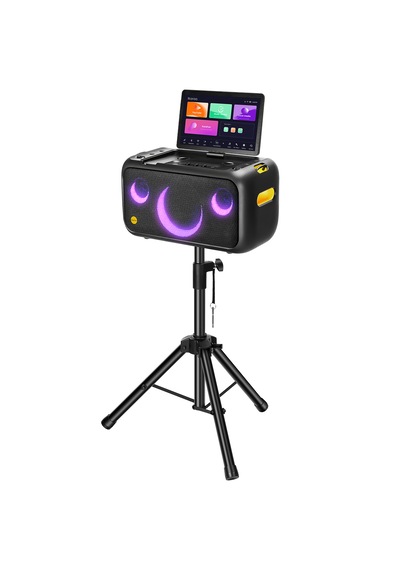 Ikarao Break X1 800 W Partybox Hoparlör Karaoke Seti + Standlı