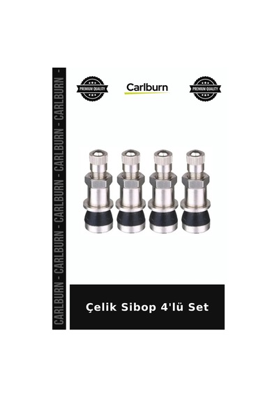 Özel Üretim Oto Metal Lastik Aksesuar Yedek Parça Çelik Sibop 4'lü Set