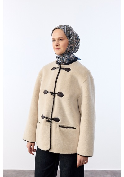 Mirsoy Scarf Zümra Desen Eşarp Mavi