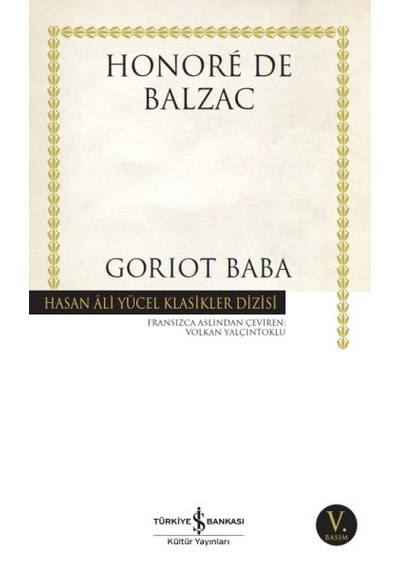 Goriot Baba - Hasan Ali Yücel Klasikleri - Rxlu-599884