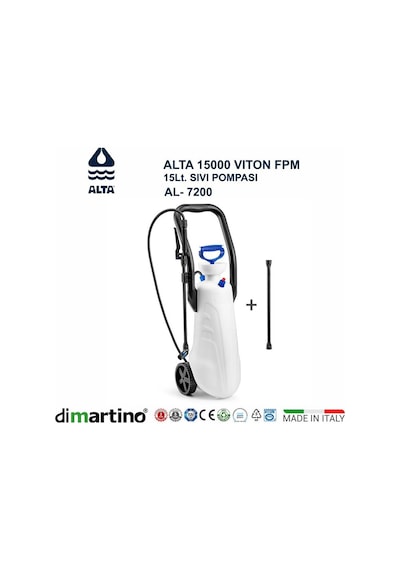 Dimartino ALTA 15000 FPM VITON Sıvı Pompası 15 LT