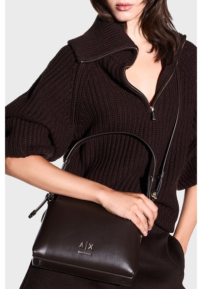 Armani Exchange Logolu Ayarlanabilir Askılı Çanta Kadın Çanta Xw002990 Af26452 U6032 Kahve