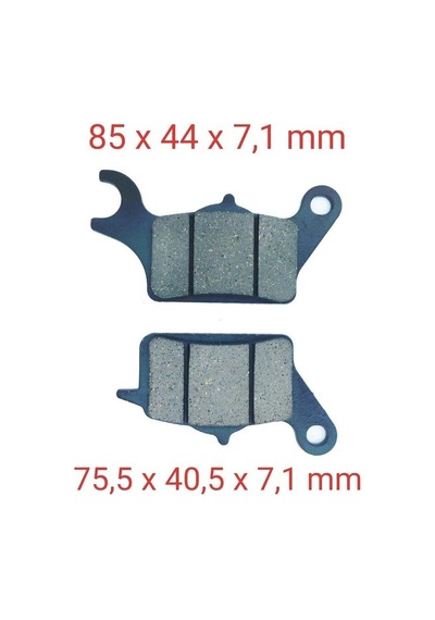 Honda Dio 110 Ön Fren Disk Balatası (552867433)