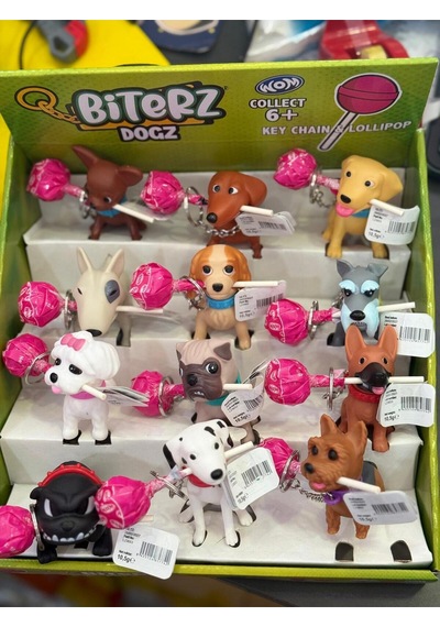 Dogz Anahtarlıklı Köpekler Lolipop Şekerli 1 Adet