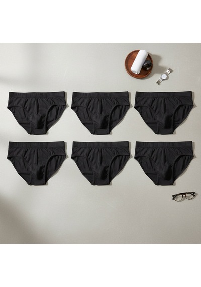 Bonbon Erkek 6'lı Paket Siyah Renk Slip Bb2783