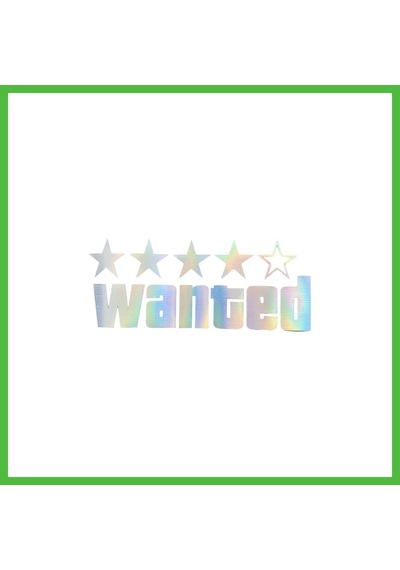Vaveni Wanted Yazılı Hologram Efektli Cam Stickeri 20x9cm Arz