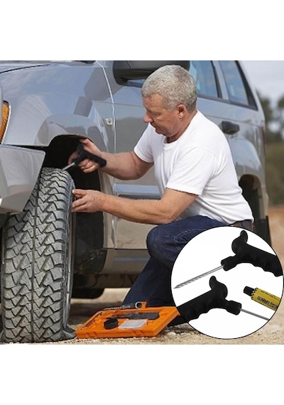 6 Parça Araba Motorsiklet Otomobil Bisiklet Lastik Tamir Kiti .